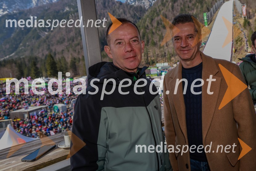  Enzo Smrekar, predsednik uprave Droge Kolinske in glavni direktor strateškega poslovnega področja v Atlantic Grupi, predsednik SZS, podpredsednik Olimpijskega komiteja Slovenije; dr. Robert Golob, predsednik vlade RSPlanica 2024, sobota