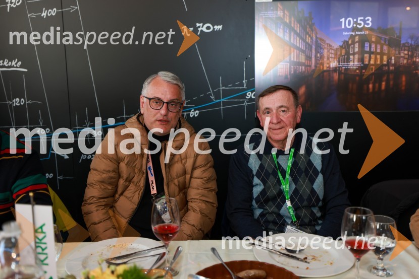 Matjaž Han, minister za gospodarstvo, turizem in šport;  Jože Colarič, predsednik uprave in generalni direktor, Krka d.d.Planica 2024, sobota
