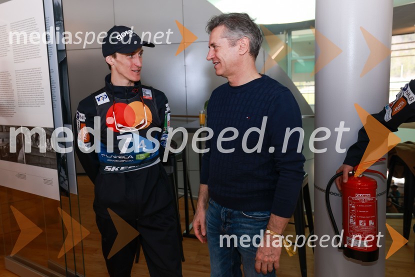  Peter  Prevc, smučarski skakalec; dr. Robert Golob, predsednik vlade RSPlanica 2024, sobota