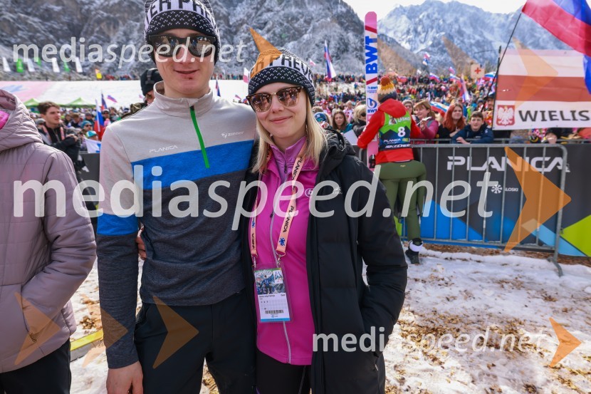  Cene Prevc, nekdanji smučarski skakalec;  Julija Patricija NovakPlanica 2024, nedelja