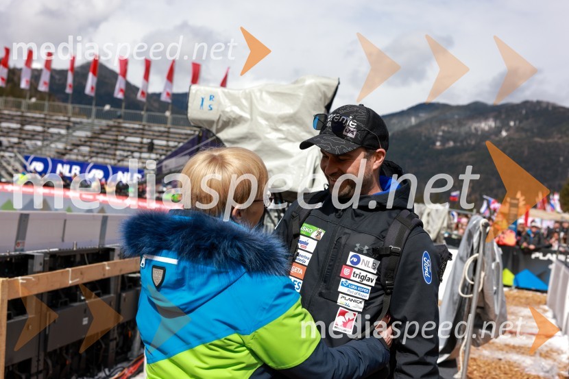 dr. Nataša Pirc Musar, predsednica Republike Slovenije;  Robert Hrgota, trener slovenske skakalne reprezentancePlanica 2024, nedelja