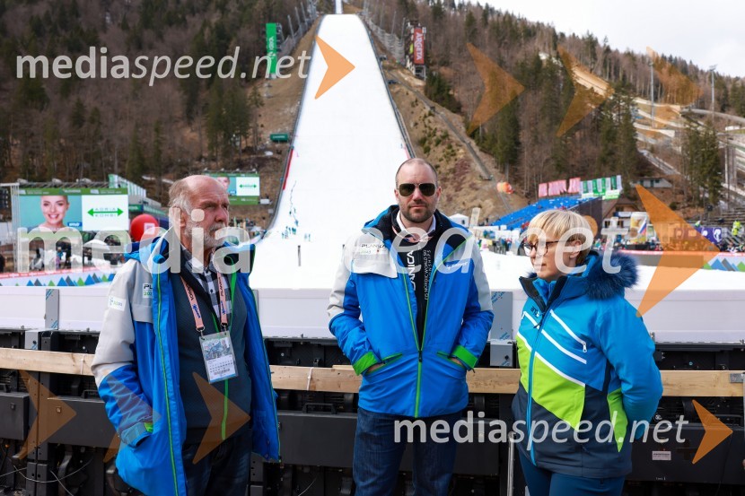 ... ;  Uroš Zupan, direktor, Smučarska zveza Slovenije ; dr. Nataša Pirc Musar, predsednica Republike SlovenijePlanica 2024, nedelja