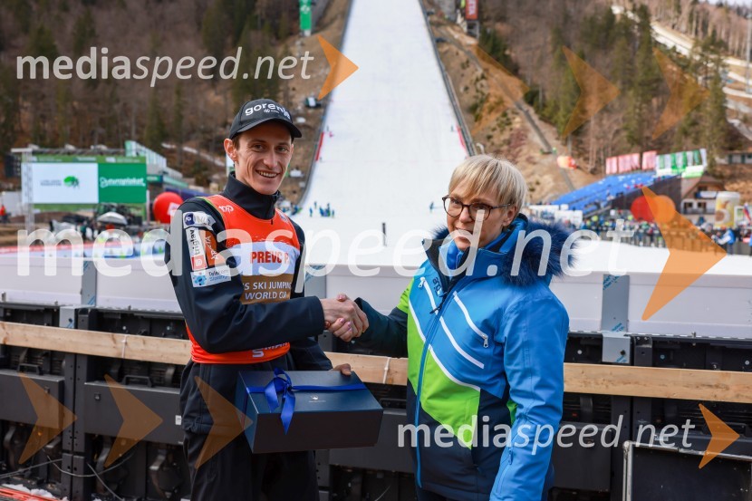  Peter  Prevc, smučarski skakalec; dr. Nataša Pirc Musar, predsednica Republike SlovenijePlanica 2024, nedelja