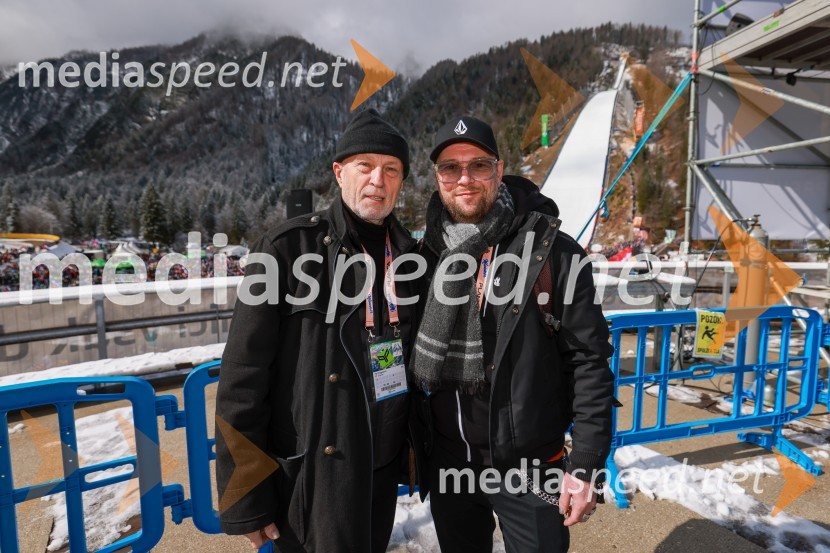  Vlado Kreslin, glasbenik;  Tomi Meglič, glasbenik, pevec skupine SiddhartaPlanica 2024, nedelja