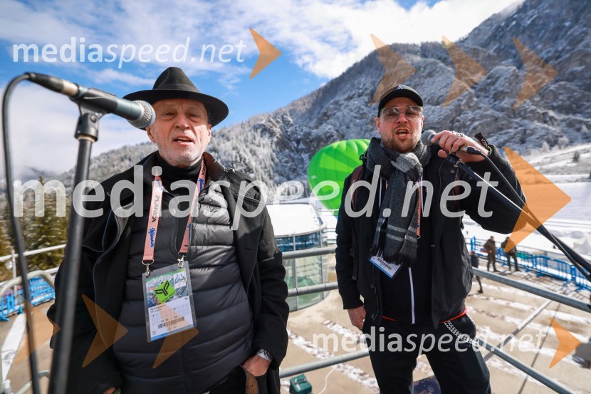  Vlado Kreslin, glasbenik;  Tomi Meglič, glasbenik, pevec skupine SiddhartaPlanica 2024, nedelja