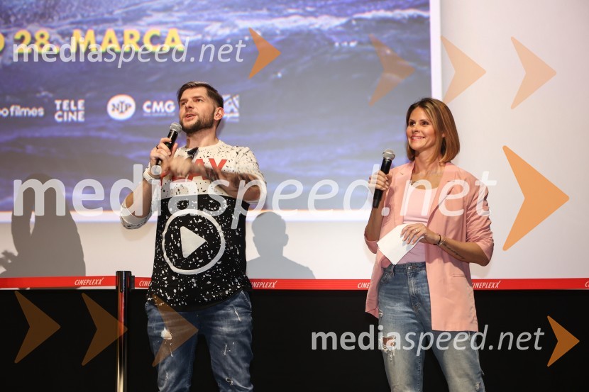  Klemen Bunderla, radijski voditelj, radio Aktual;  Teja  Jugovic, spletna vplivnica, Cool mamacitaPremiera animiranega filma Noetova barka, Cineplexx