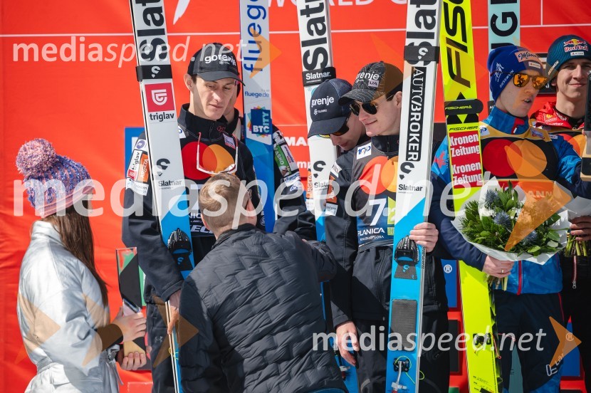  Peter  Prevc, smučarski skakalec;  Domen Prevc, smučarski skakalecPlanica 2024, sobota