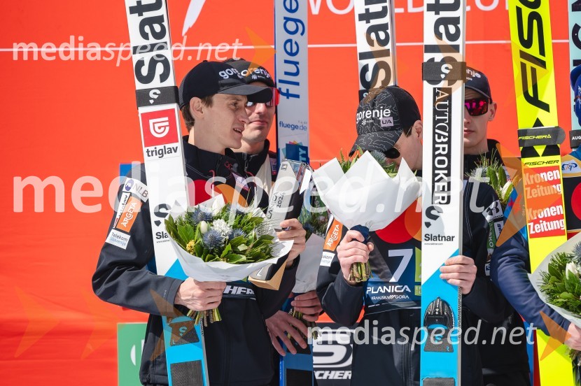  Peter  Prevc, smučarski skakalec;  Domen Prevc, smučarski skakalecPlanica 2024, sobota