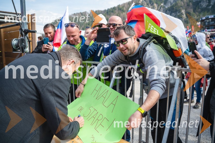 dr. Andrej Stare, televizijski komentator;  ... Planica 2024, sobota