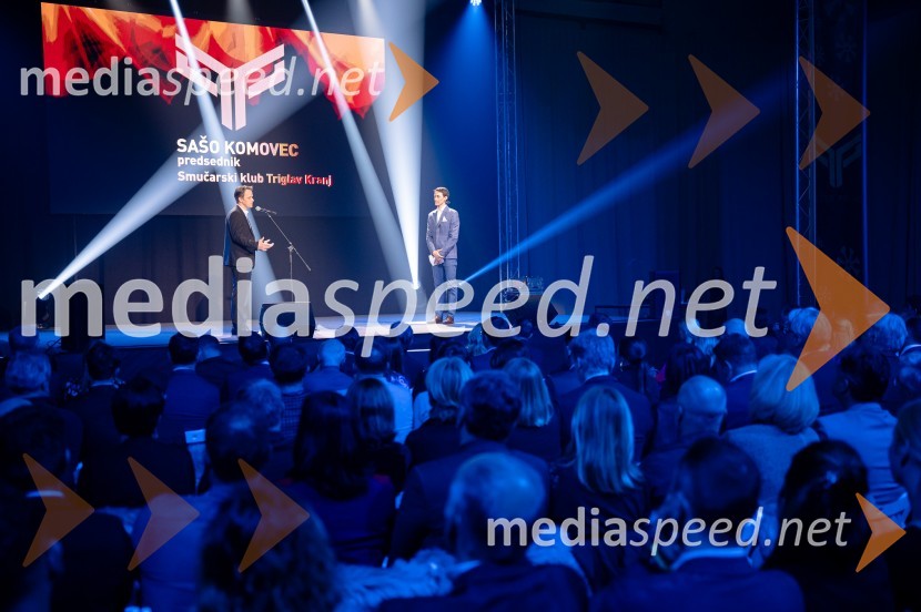  Sašo Komovec, SK Triglav Kranj;  Peter  Prevc, smučarski skakalecZlata preproga ob zaključku kariere Petra Prevca