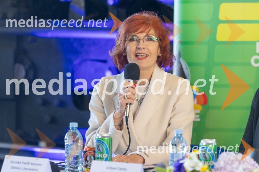  Darinka Pavlič Kamien, strokovnjakinja za komuniciranje59. festival Pivo in cvetje Laško, novinarska konferenca
