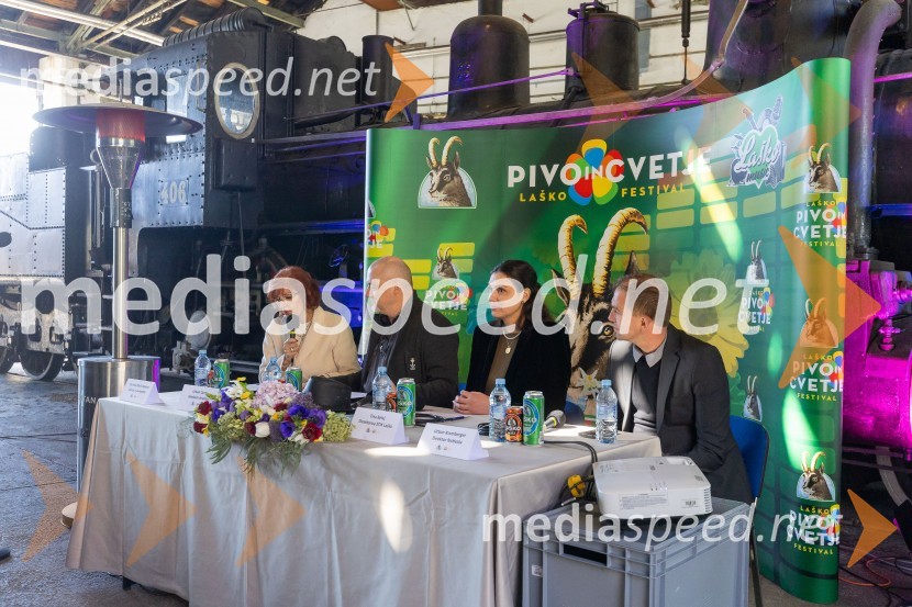  Darinka Pavlič Kamien, strokovnjakinja za komuniciranje;  Urban Centa, programski direktor festivala Pivo in cvetje Laško;  Tina Belej, direktorica, Stik Laško - Center za šport, turizem, informiranje in kulturo Laško;  Urban Kramberger,  direktor festivala Pivo in cvetje, manager blagovne skupine PLU59. festival Pivo in cvetje Laško, novinarska konferenca