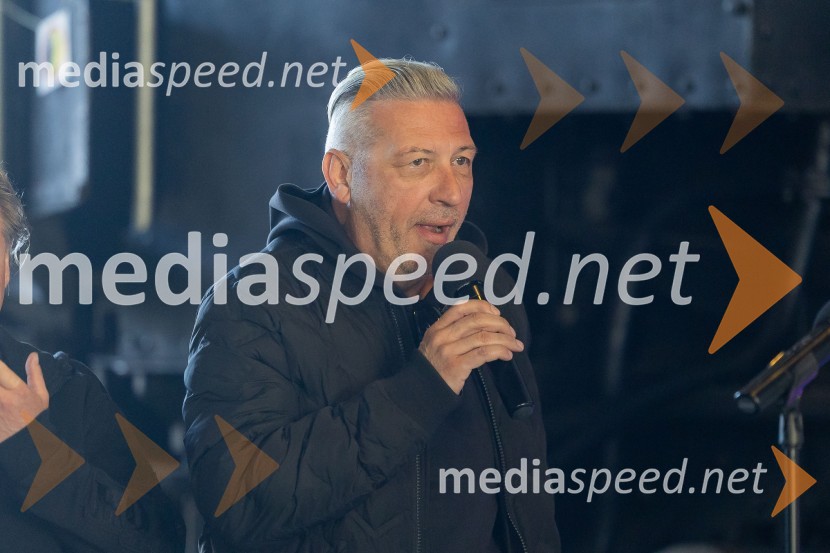  Aleš Uranjek, glasbeni menedžer, bobnar Šank Rock59. festival Pivo in cvetje Laško, novinarska konferenca