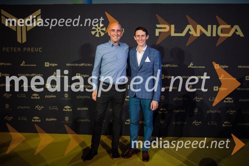  Jožko Križan, strateg v športnem marketingu, Smučarska zveza Slovenije;  Peter  Prevc, smučarski skakalecZlata preproga ob zaključku kariere Petra Prevca