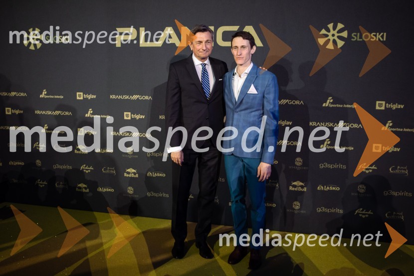  Borut Pahor, nekdanji predsednik Republike Slovenije;  Peter  Prevc, smučarski skakalecZlata preproga ob zaključku kariere Petra Prevca
