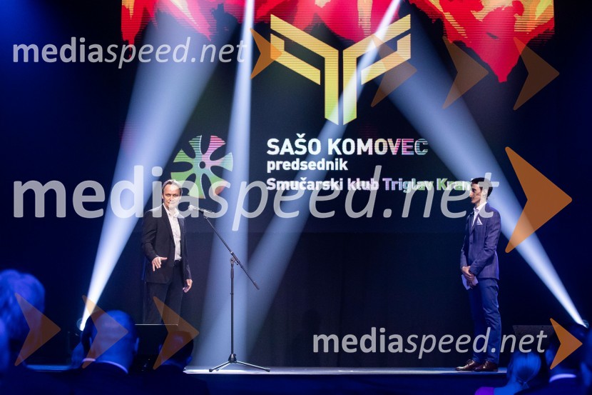  Sašo Komovec, SK Triglav Kranj;  Peter  Prevc, smučarski skakalecZlata preproga ob zaključku kariere Petra Prevca
