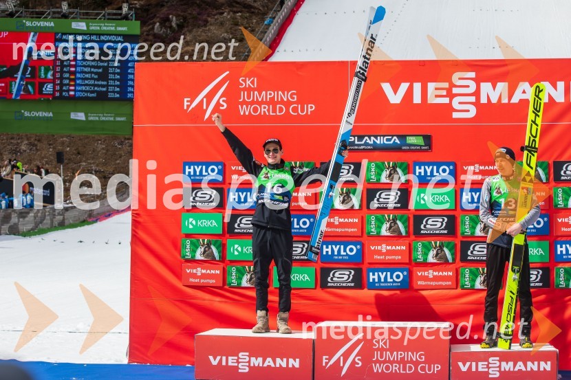  Domen Prevc, smučarski skakalec;  Aleksander Zniszczol, smučarksi skakalec (Poljska)Planica 2024, nedelja