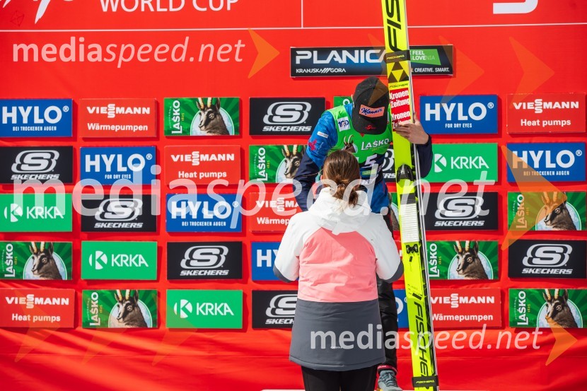  Tjaša Vreš;  Daniel Huber, smučarski skakalec (Avstrija)Planica 2024, nedelja
