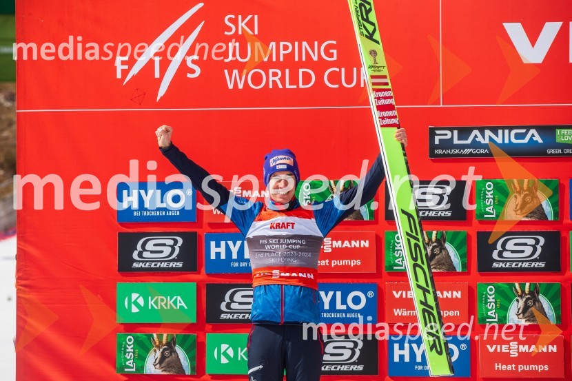  Stefan Kraft, smučarski skakalec (Avstrija)Planica 2024, nedelja