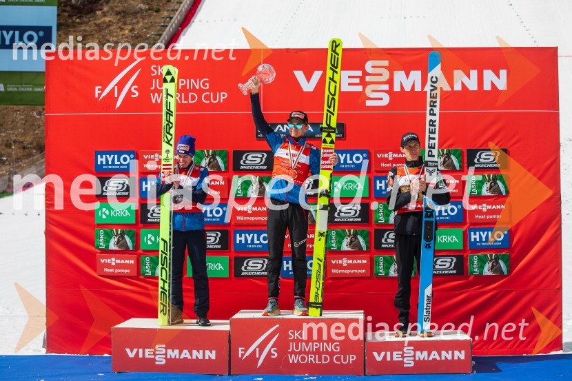  Stefan Kraft, smučarski skakalec (Avstrija);  Daniel Huber, smučarski skakalec (Avstrija);  Peter  Prevc, smučarski skakalecPlanica 2024, nedelja