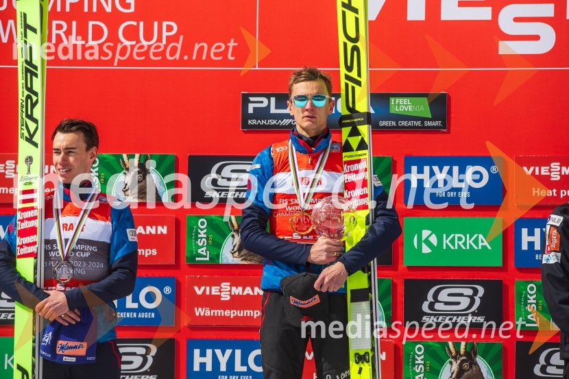  Stefan Kraft, smučarski skakalec (Avstrija);  Daniel Huber, smučarski skakalec (Avstrija)Planica 2024, nedelja