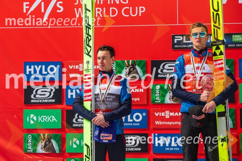  Stefan Kraft, smučarski skakalec (Avstrija);  Daniel Huber, smučarski skakalec (Avstrija)Planica 2024, nedelja