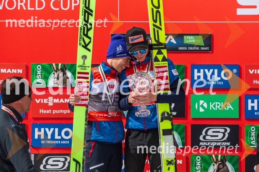  Stefan Kraft, smučarski skakalec (Avstrija);  Daniel Huber, smučarski skakalec (Avstrija)Planica 2024, nedelja