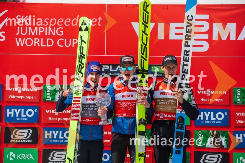  Stefan Kraft, smučarski skakalec (Avstrija);  Daniel Huber, smučarski skakalec (Avstrija);  Peter  Prevc, smučarski skakalecPlanica 2024, nedelja