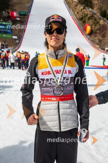  Ryoyu Kobayashi, smučarski skakalec (Japonska)Planica 2024, nedelja