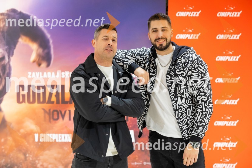  Klemen Bučan, radijski voditelj, stand-up komik, DJ;  Challe Salle, glasbenik, raperAction Night s filmom Godzila in Kong: Novi imperij v Cineplexx Ljubljana