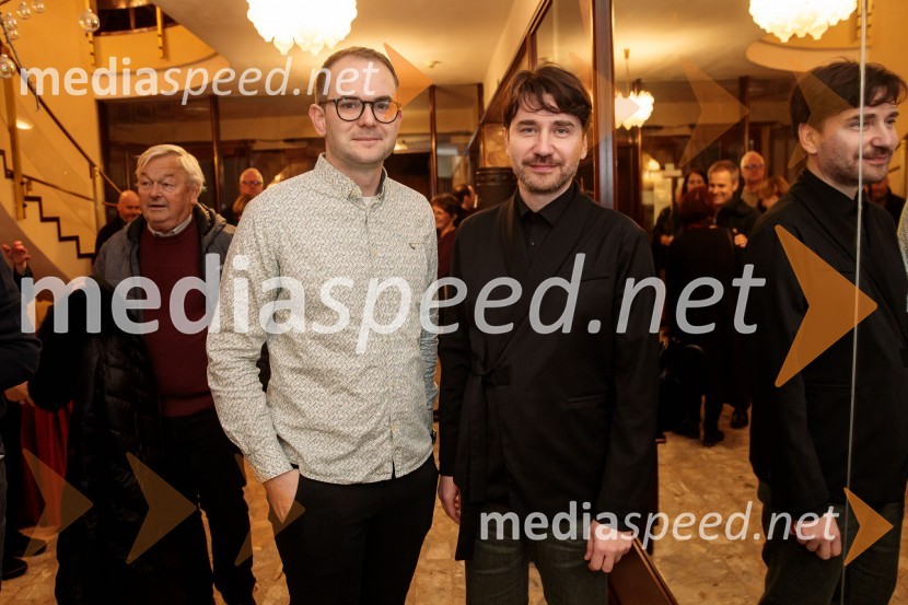  Rok Andres, dramaturg SNG Drama Ljubljana;  Saša Tabaković, igralec, nekdanji poslanec SMC54. Teden slovenske drame, otvoritev