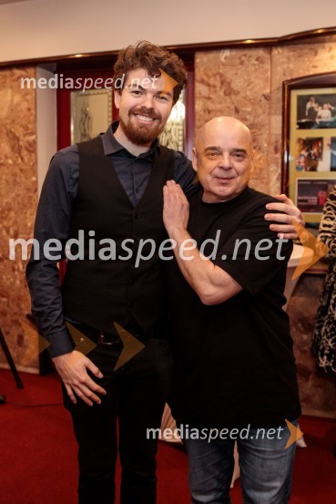  Jure Žavbi, igralec;  Branko  Rožman, avtor glasbe in korepetitor54. Teden slovenske drame, otvoritev