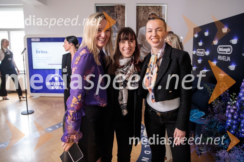  Nataša Bagić, vodja marketinga, De'Longhi Hrvaška;  ... ;  Tea Kozulić, junior marketing specialistka, De'Longhi HrvaškaDe'Longhi kavni aparat Rivelia očaral trg s trojno oblikovalsko nagrado IF Design