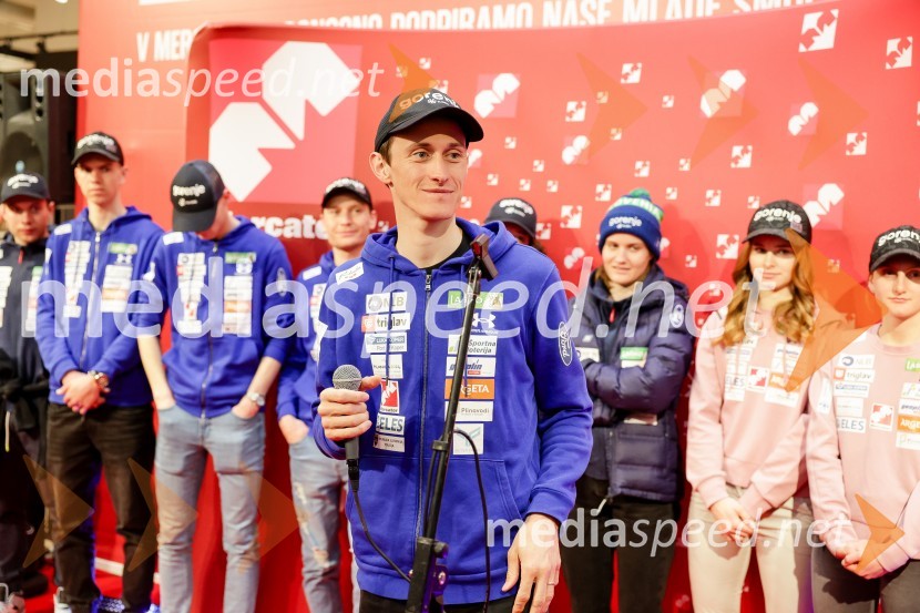  Peter  Prevc, smučarski skakalecSprejem skakalk in skakalcev v Mercator centru Kranj