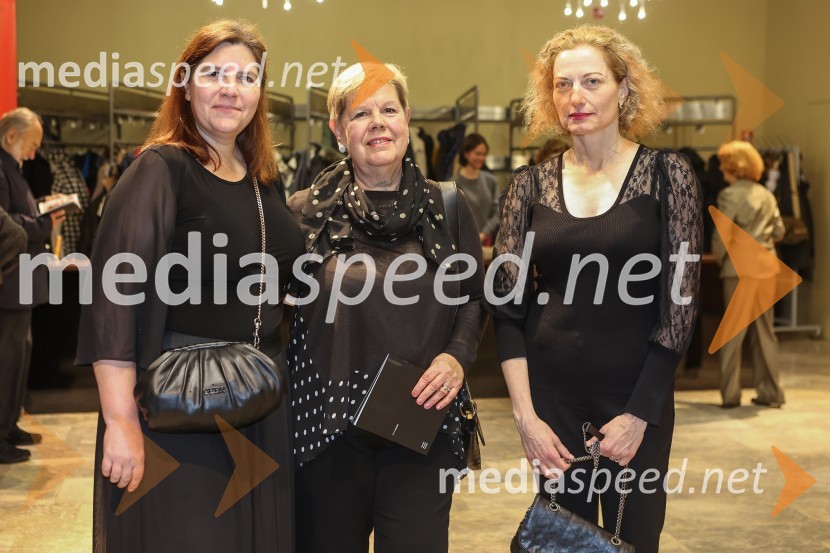  Teja Pelko, novinarka, Svet24;  Irena  Butoln, germanistka;  Hermina Kovačič, strokovnjakinja za komuniciranjeZločin na Kozjem otoku, premiera v MGL