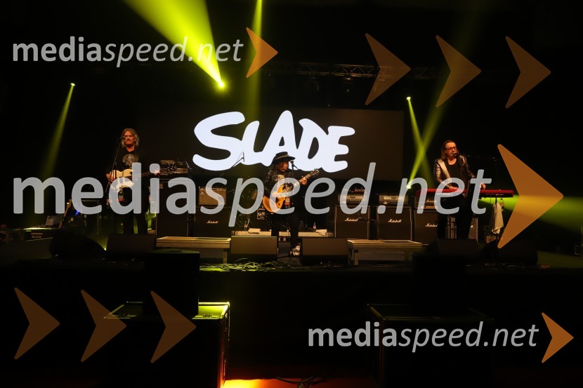  John Berry, Slade;  Dave Hill, Slade;  Russell Keefe, SladeZ britanskimi legendami na odru še slovenske, Slade & Get back