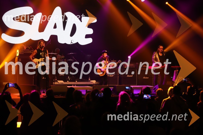  John Berry, Slade;  Dave Hill, Slade;  Russell Keefe, SladeZ britanskimi legendami na odru še slovenske, Slade & Get back