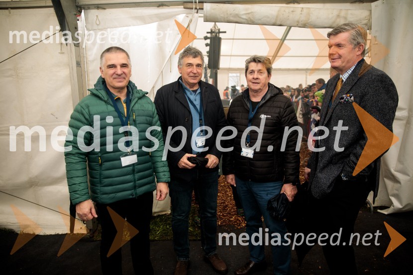  Marko Lotrič, predsednik, Državni svet;  Jelko Gros, direktor, Zavod za šport Republike Slovenije Planica;  Borut Meh, predsednik smučarskih skokov in nordijske kombinacije;  Tomaž Kunstelj, diplomatSprejem smučarskih skakalcev Prevc v rodni Dolenji vas