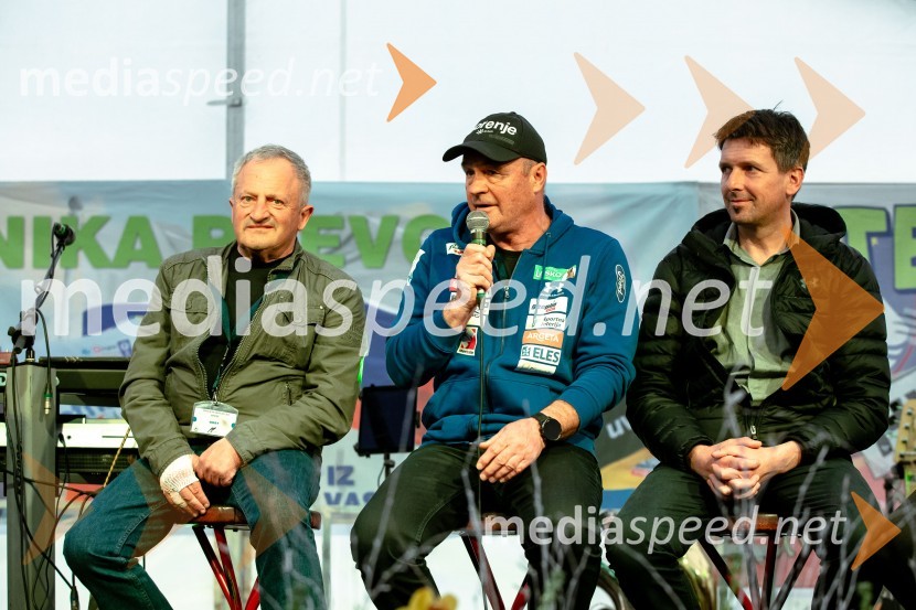  Jani Grilc, pomočnik trenerja slovenske skakalne reprezentance;  Stane  Baloh, nekdanji trener smučarskih skakalk;  Zoran  Zupančič, trener ženske skakalne reprezentanceSprejem smučarskih skakalcev Prevc v rodni Dolenji vas