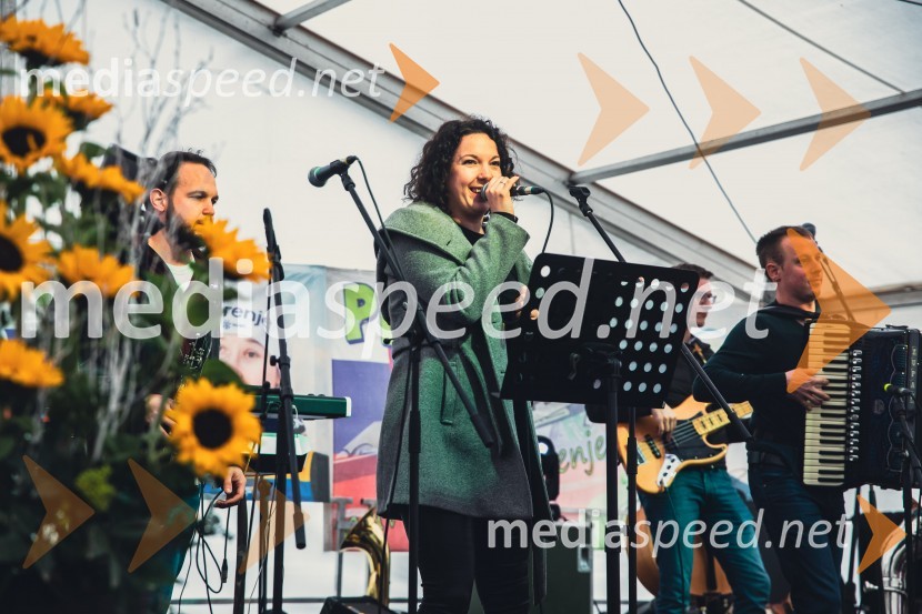 Sprejem smučarskih skakalcev Prevc v rodni Dolenji vas