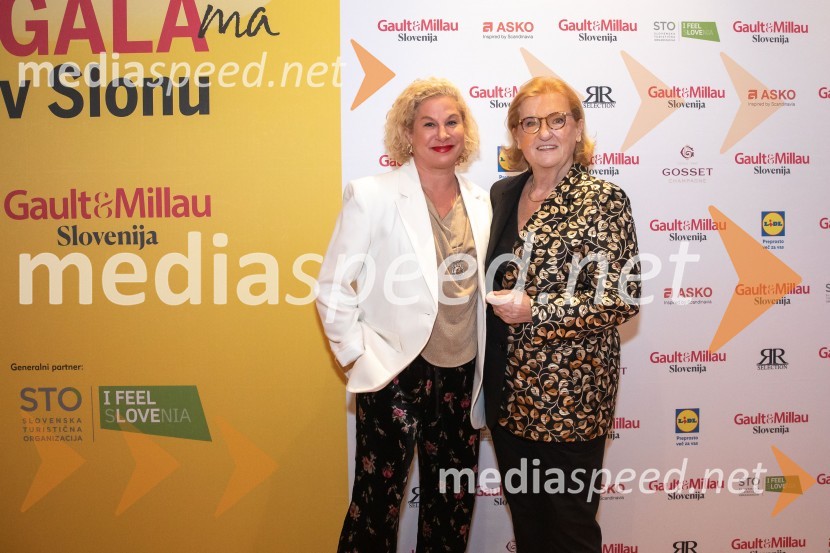  Ana Roš Stojan, kuharska mojstrica in najboljša chefinja na svetu po izboru akademije The World's 50 Best Restaurants ter direktorica Hiše Franko;  Mira Šemić, direktorica, Gault&Millau SlovenijaGault&Millau 2024, gala podelitev priznanj