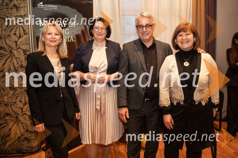 mag. Maja Pak Olaj, direktorica, Slovenska turistična organizacija;  Dubravka Kalin, generalna direktorica, Direktorat za turizem na Ministrstvu za gospodarstvo, turizem in šport;  Matjaž Han, minister za gospodarstvo, turizem in šport;  ... Gault&Millau 2024, gala podelitev priznanj