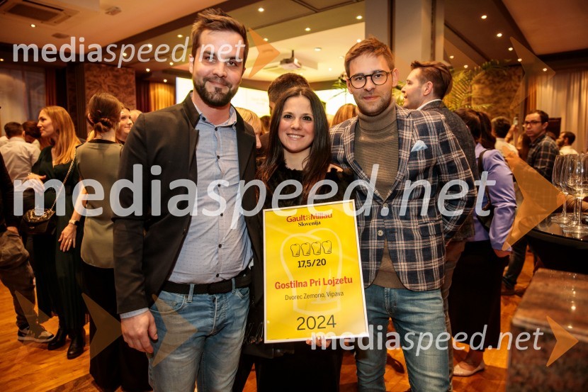  ... ;  Sara Kavčič, Gostilna Pri Lojzetu;  ... Gault&Millau 2024, gala podelitev priznanj