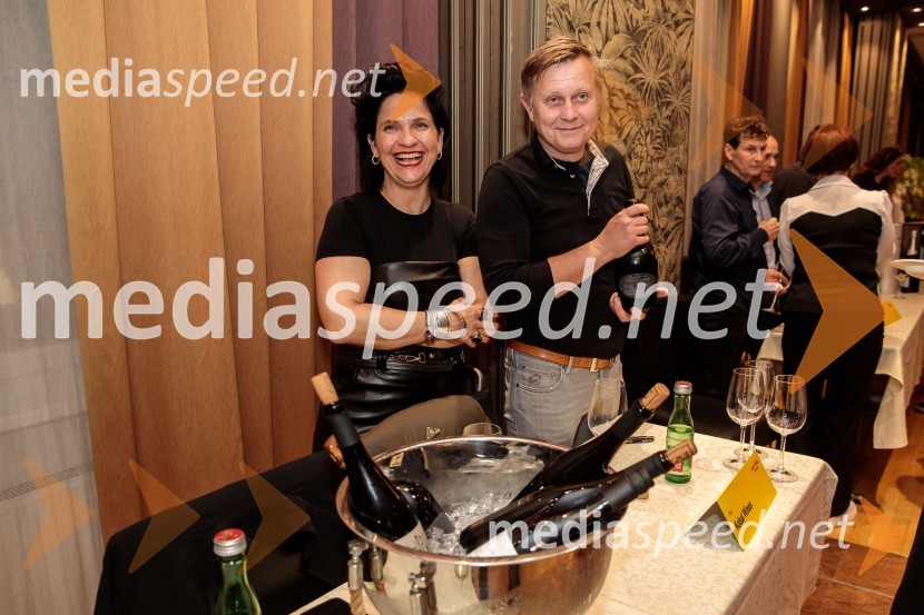  Špela Kobal, vina Kobal, Ptuj;  Bojan Kobal, enolog, vina Kobal, PtujGault&Millau 2024, gala podelitev priznanj