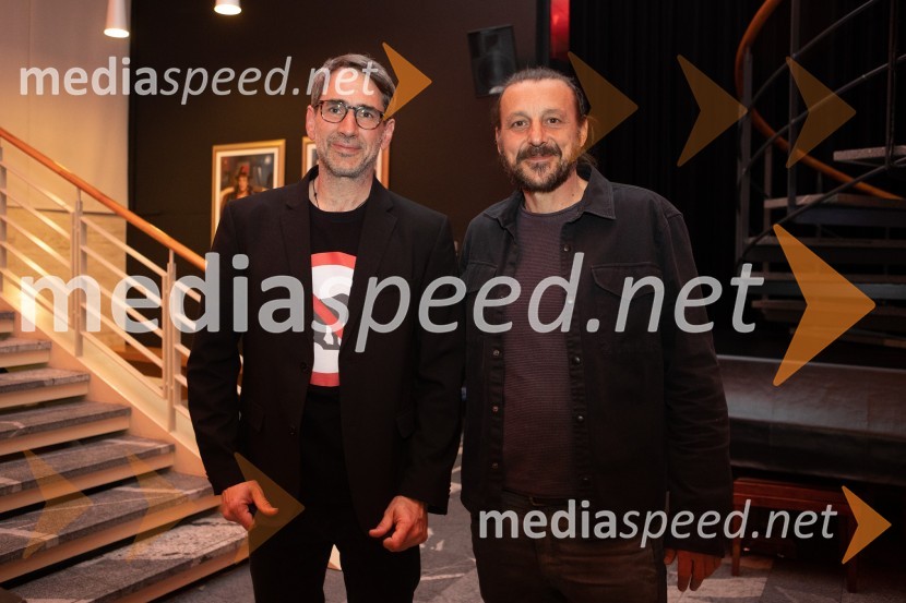  Miha Šalehar, radijski voditelj, kolumnist;  Matej Recer, igralecPremiera predstave Notranji pir v SiTi Teatru BTC