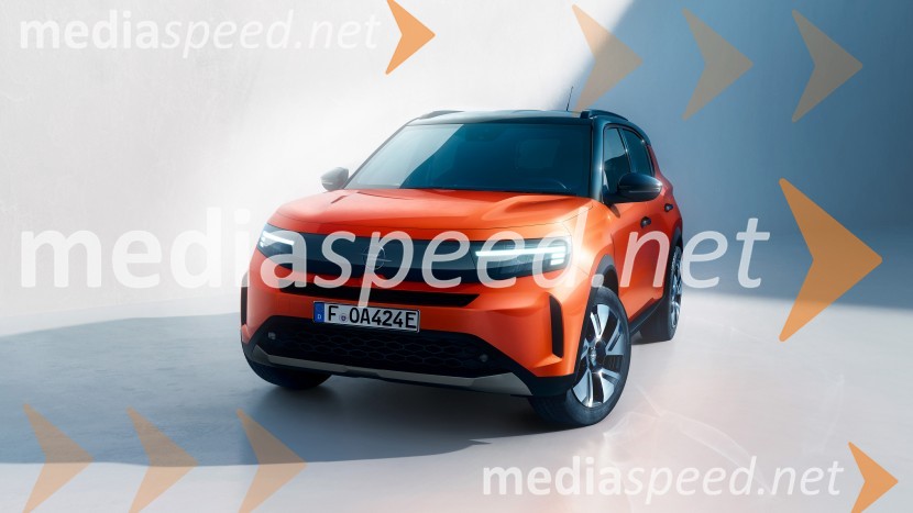 Nova Opel Frontera: prostoren in zabaven SUV, na voljo tudi s povsem električnim  pogonom