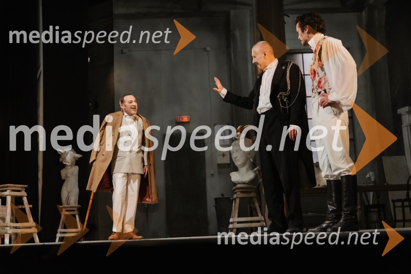  Žiga Saksida, igralec;  ... ;  ... Mnogo hrupa za nič, premiera komedije v SNG Nova Gorica