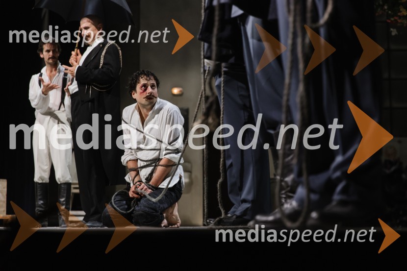  Andrej Zalesjak, igralecMnogo hrupa za nič, premiera komedije v SNG Nova Gorica