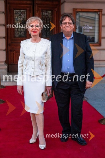  Metka  Premerl, slavistka;  Alan Premerl, turistični vodičLa Bohème, premiera opere v SNG Opera in balet