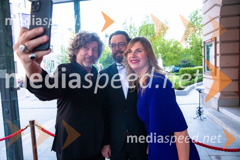  Renato Zanella, umetniški direktor ljubljanskega baleta;  Marko  Hribernik, dirigent, umetniški direktor opere;  Barbara Čepirlo Čičigoj, odnosi z javnostjo Opera in Balet LjubljanaLa Bohème, premiera opere v SNG Opera in balet